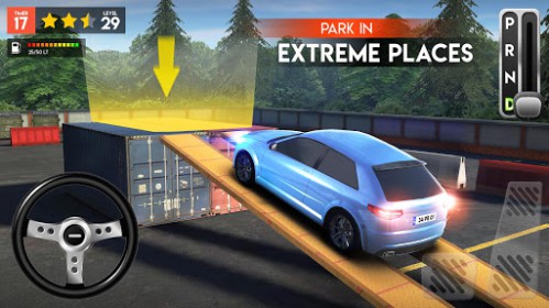 Driving and parking game on Android