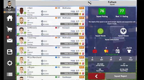 Club Soccer Director 2021 sports management simulator