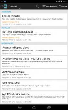 Xposed Installer for Android