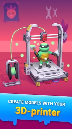 Idle 3D Printer game