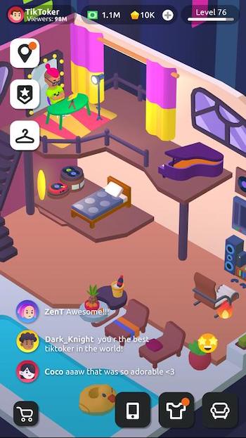 TikToker simulation game