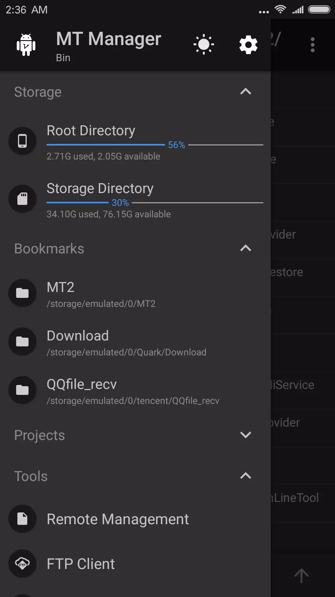 MT Manager screenshot 2