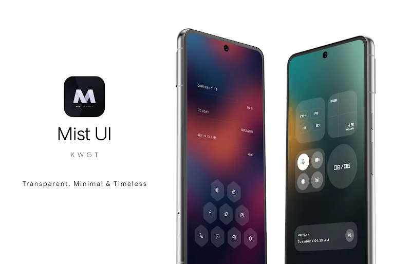 Mist UI KWGT screenshot 3