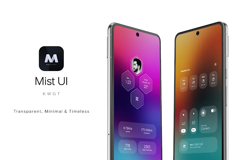 Mist UI KWGT screenshot 6
