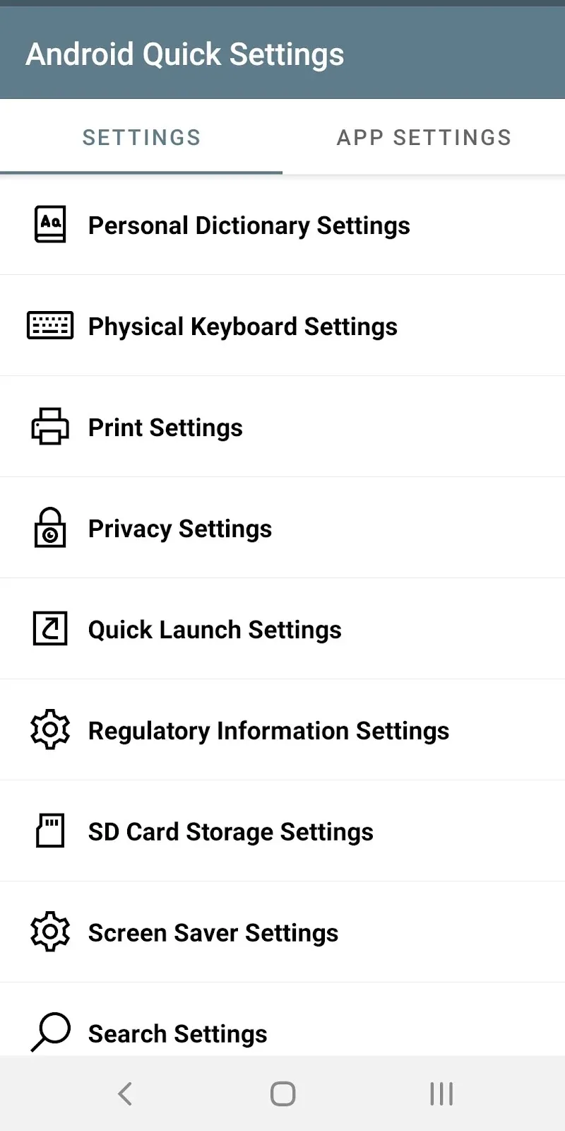 Android Quick Settings screenshot 5