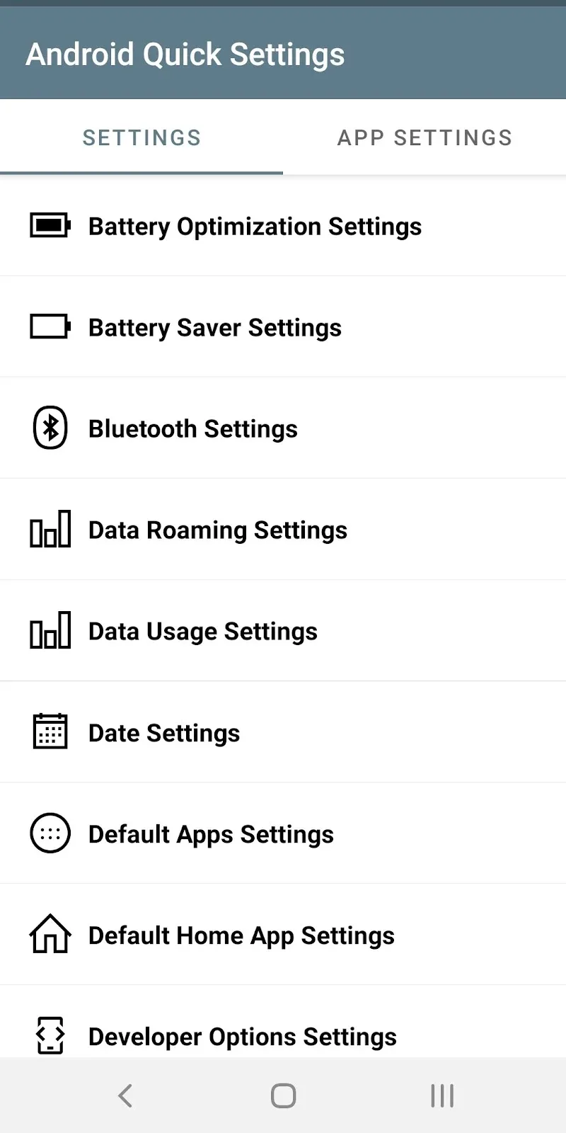 Android Quick Settings screenshot 2