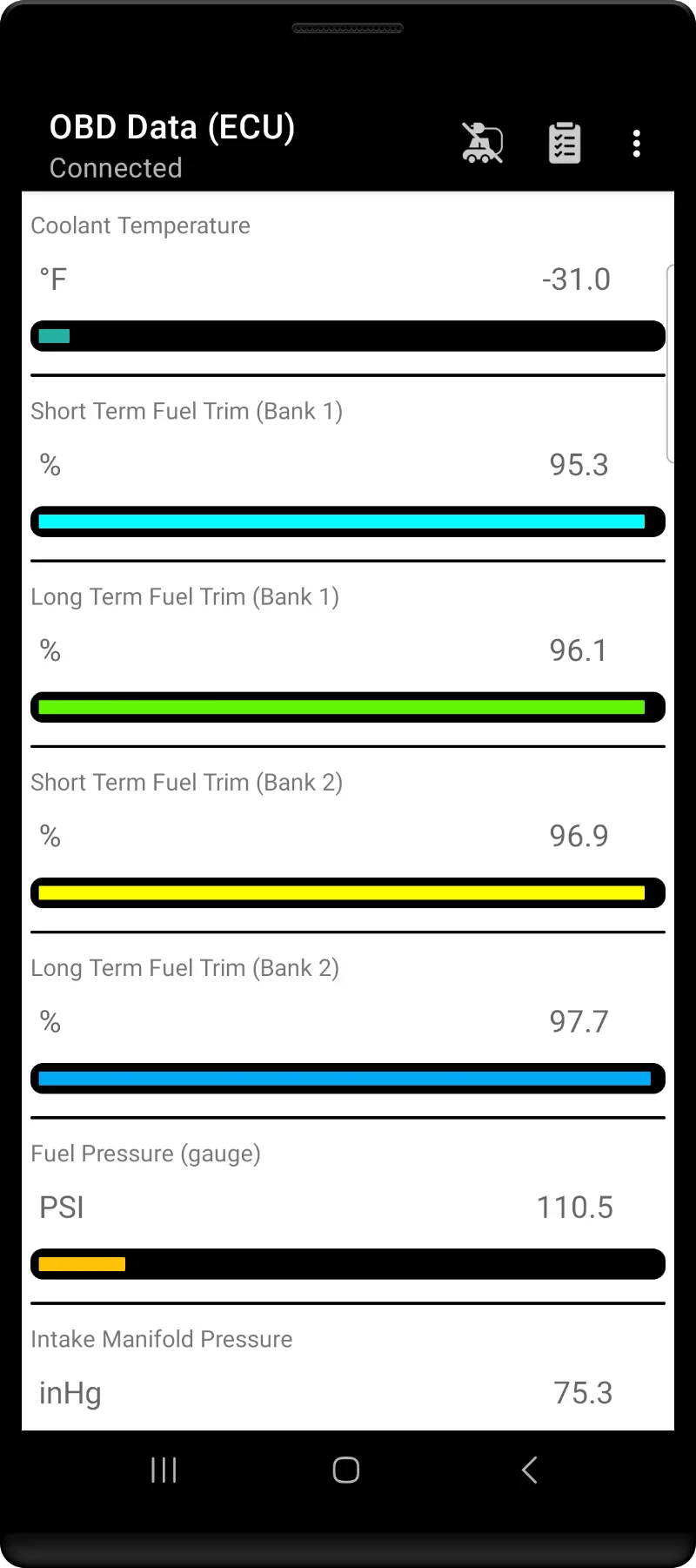 Torque OBD2 Diagnostics screenshot 4