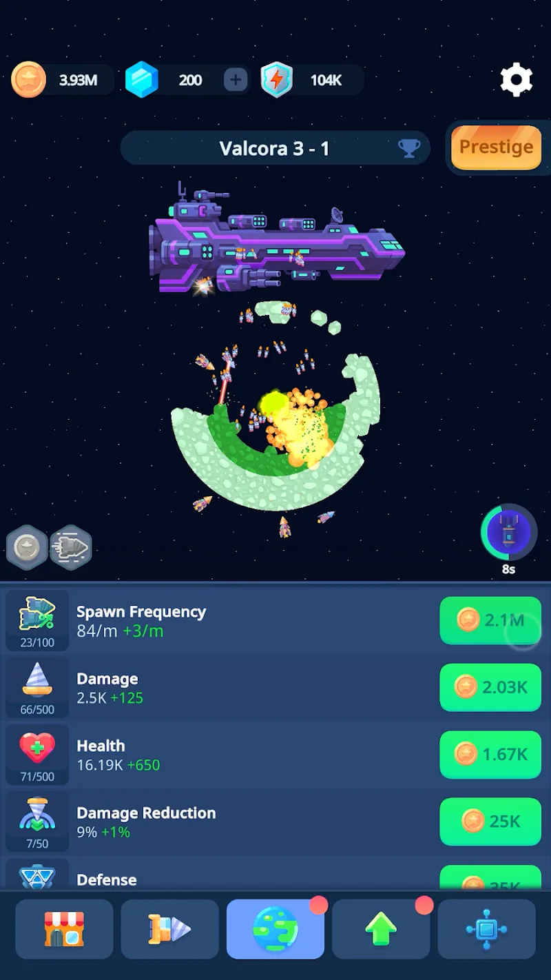 Planet Miner gameplay screenshot 2