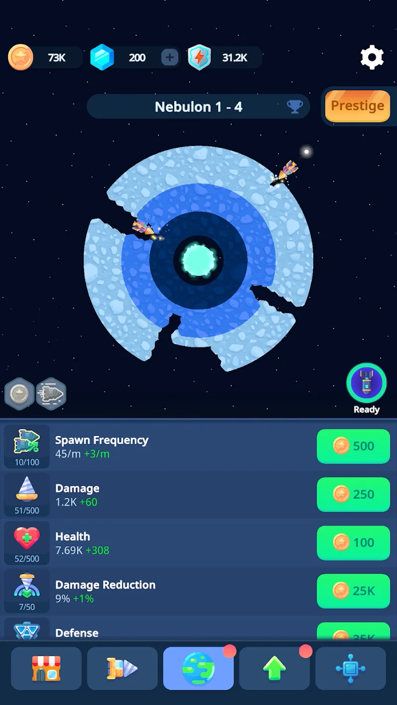 Planet Miner gameplay screenshot 1