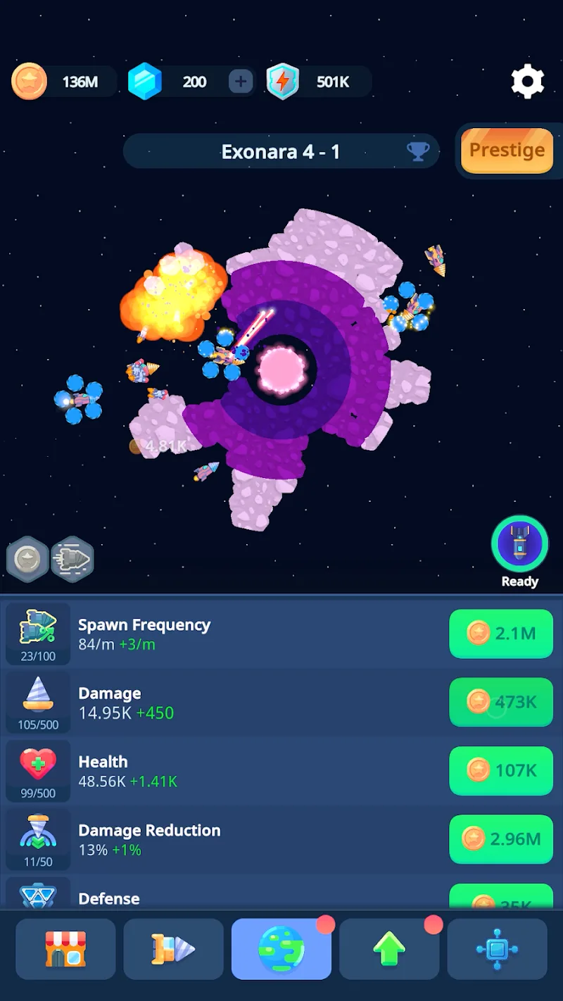 Planet Miner gameplay screenshot 3