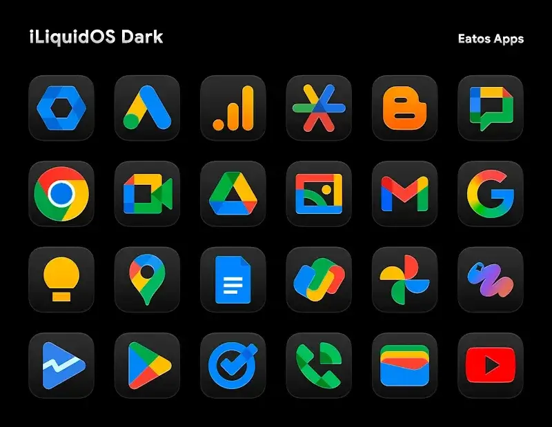 iLiquidDark - Icon Pack screenshot 5