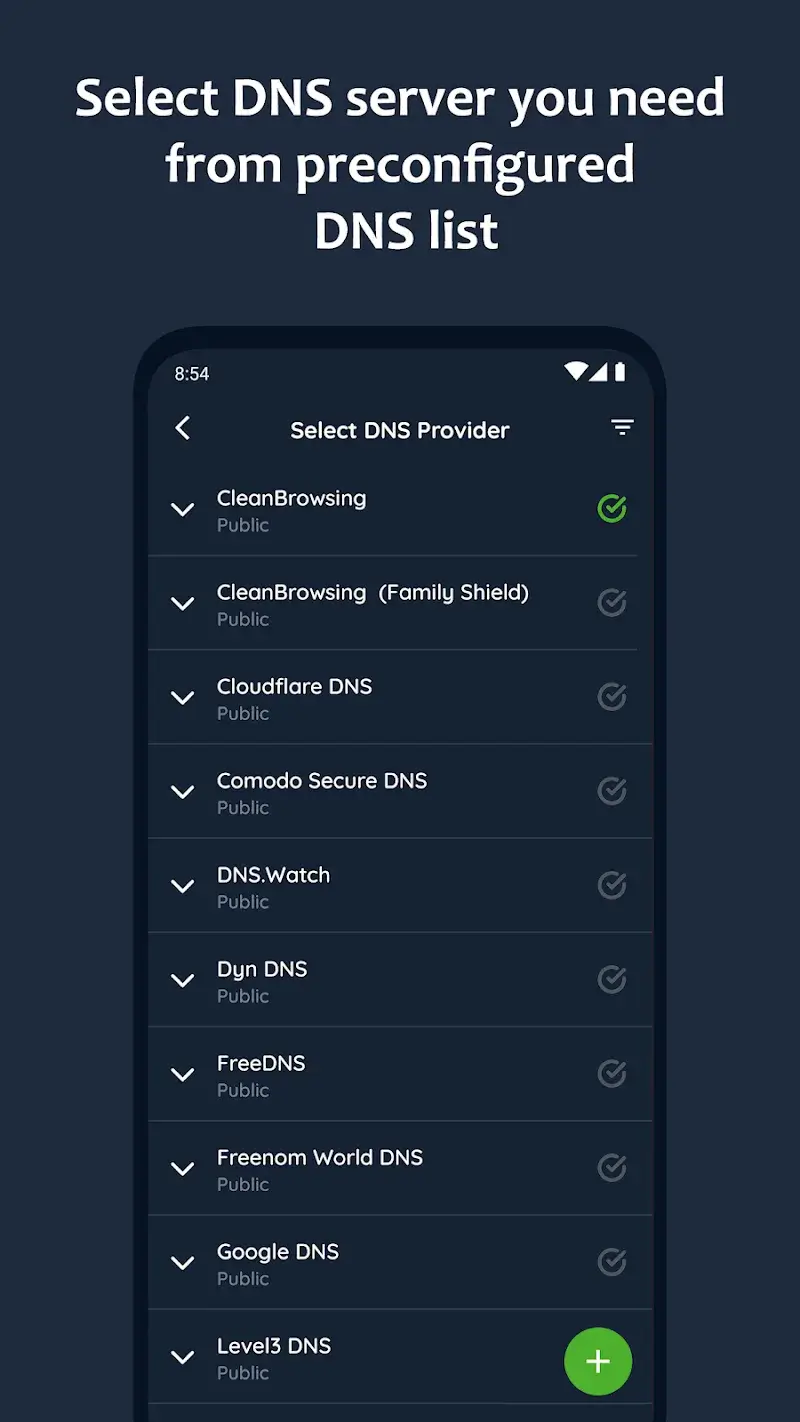 DNS Changer screenshot 2