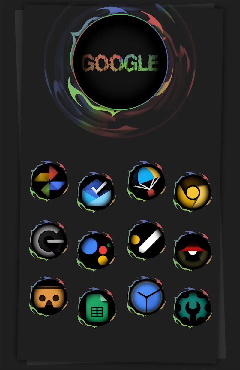 Dark Army Omni Icon Pack screenshot 2