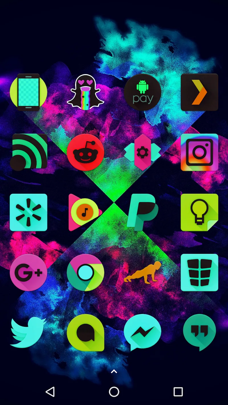 Black Light Icon Pack screenshot 5