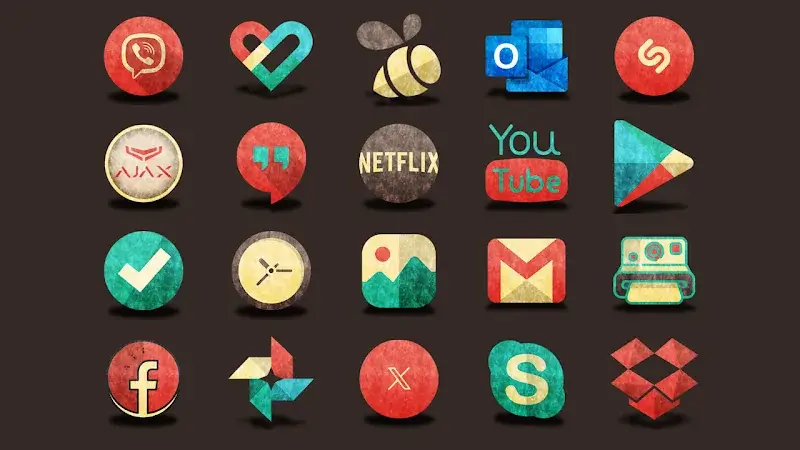Retron-UI Icon Pack screenshot 6