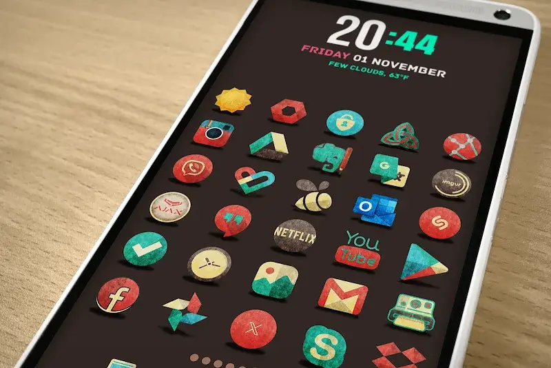 Retron-UI Icon Pack screenshot 1