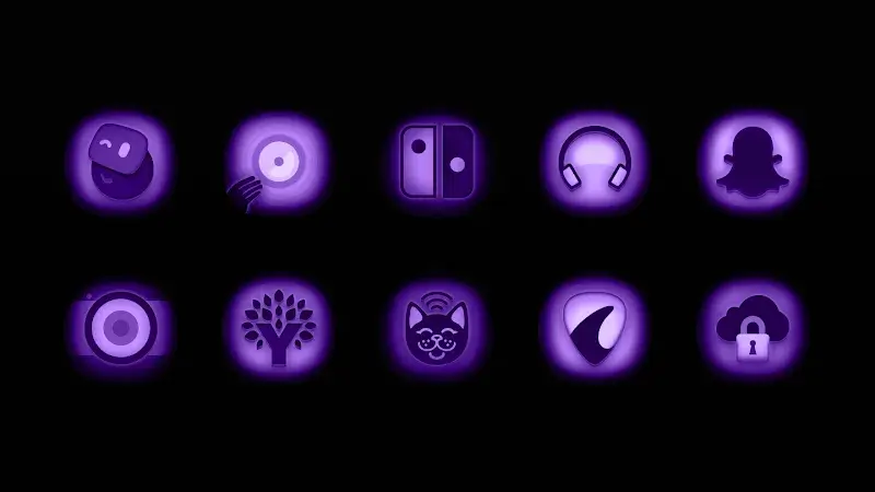Ultraviolet Icon Pack screenshot 3
