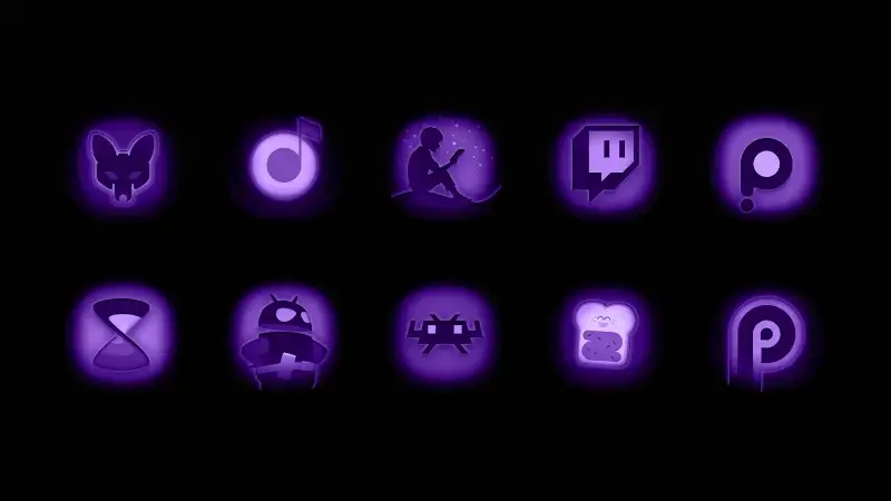 Ultraviolet Icon Pack screenshot 1