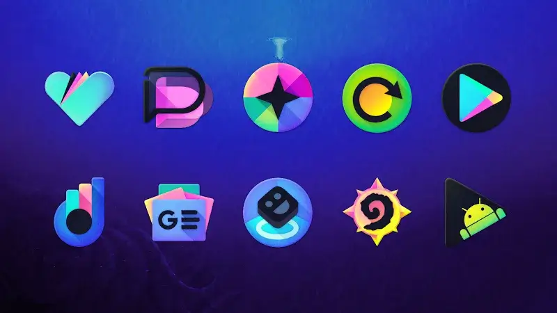 Kraken - Dark Icon Pack screenshot 1