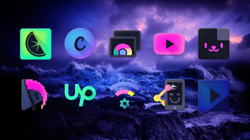 Kraken - Dark Icon Pack screenshot 2
