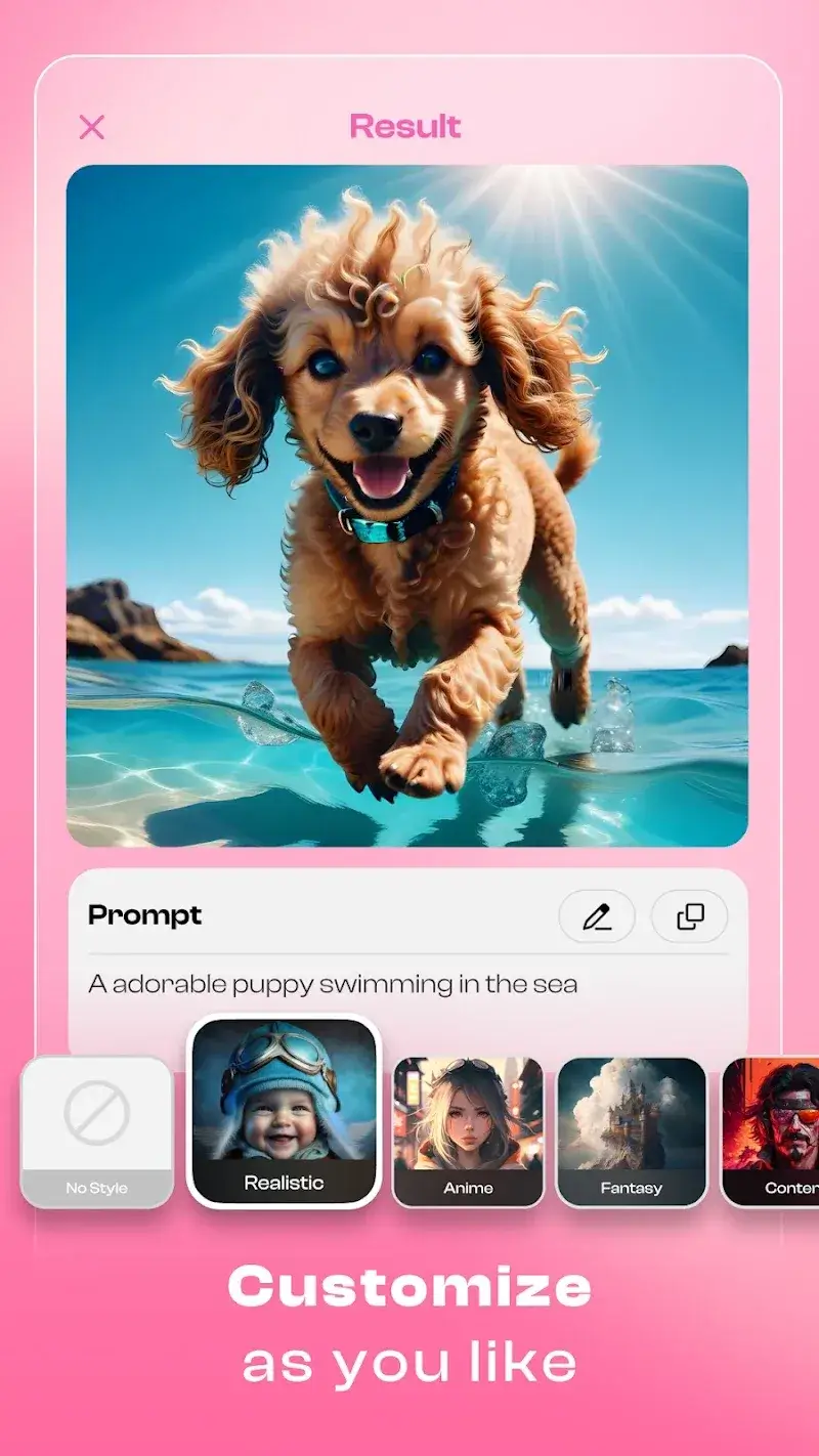 Artist AI screenshot 2