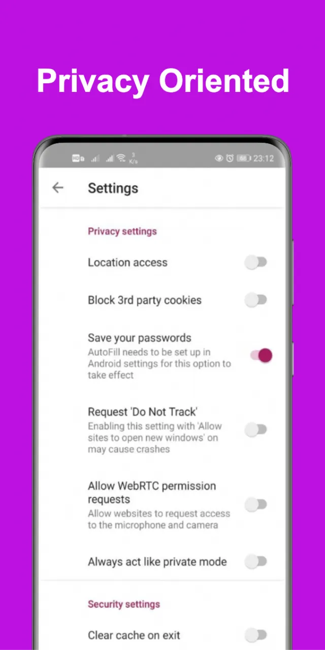 Simontok Browser screenshot 3