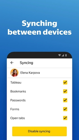 Yandex Browser screenshot 3