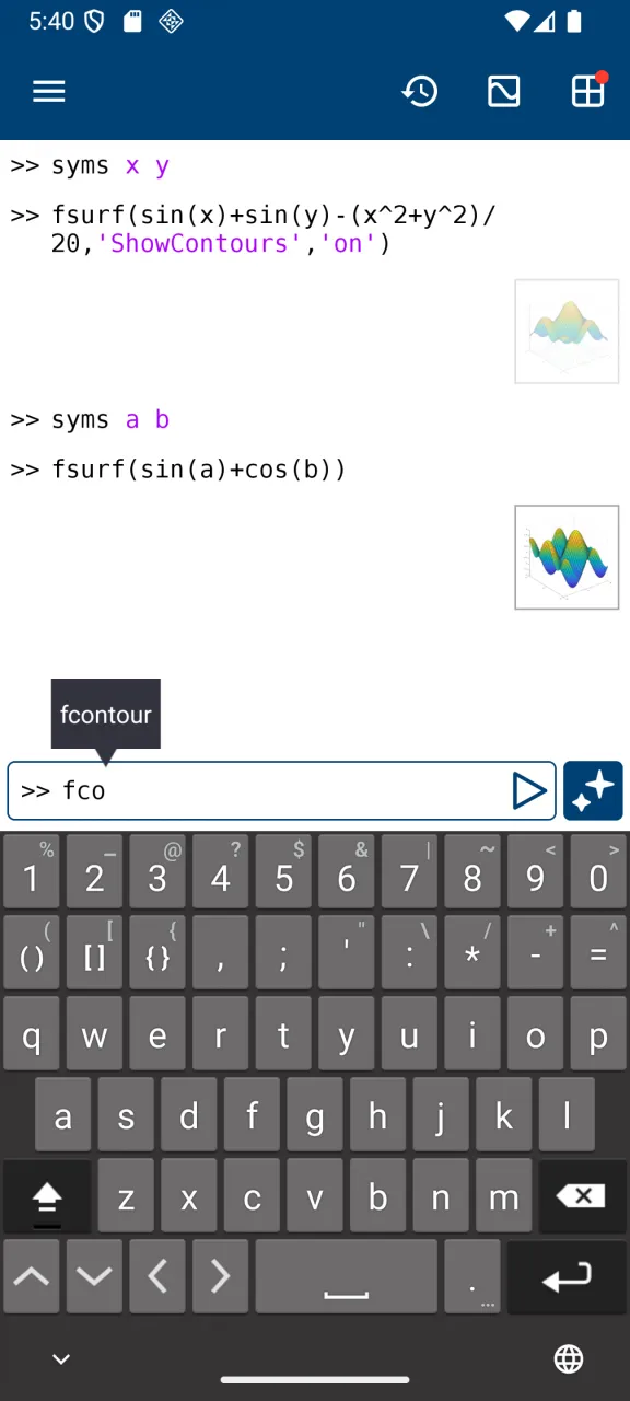 MATLAB screenshot 1