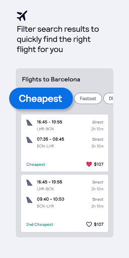 Skyscanner Flights Hotels Cars screenshot 3