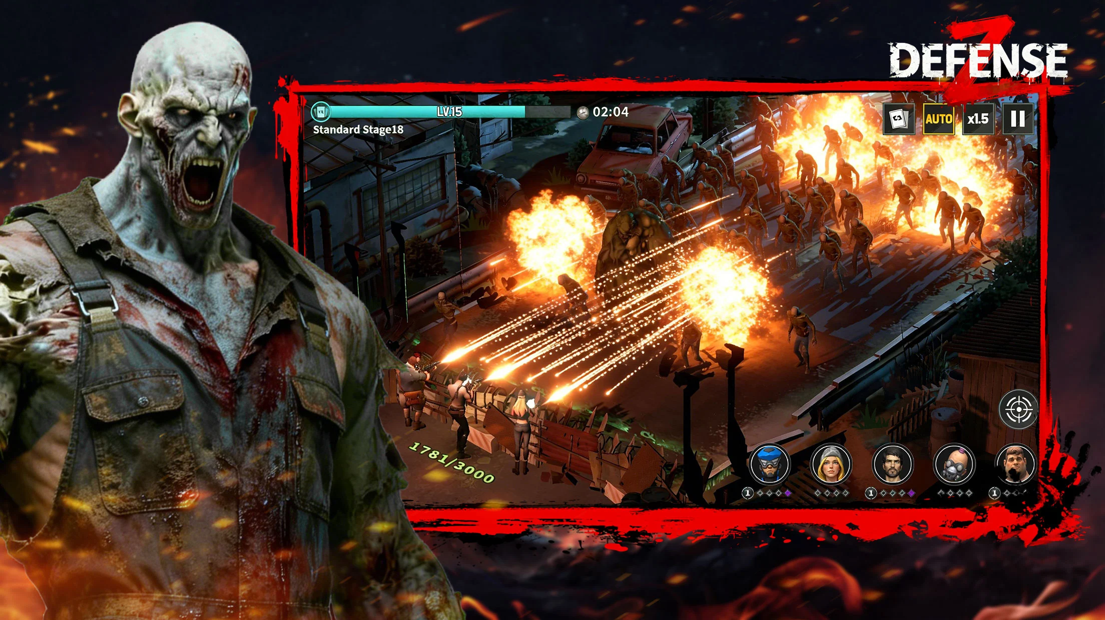 Defense Z Survival TD screenshot 1