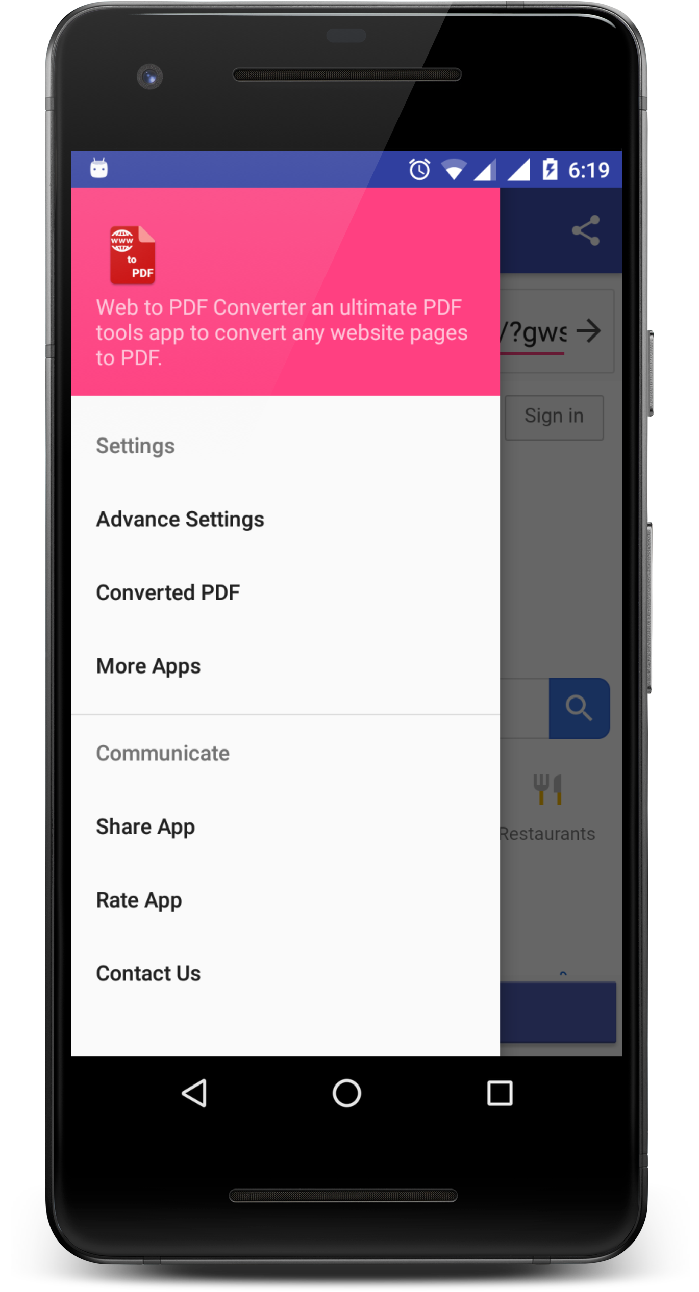 Web to PDF Converter screenshot 3