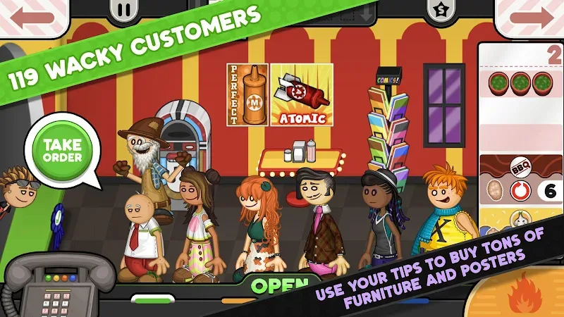 Papa's Wingeria To Go! screenshot 3