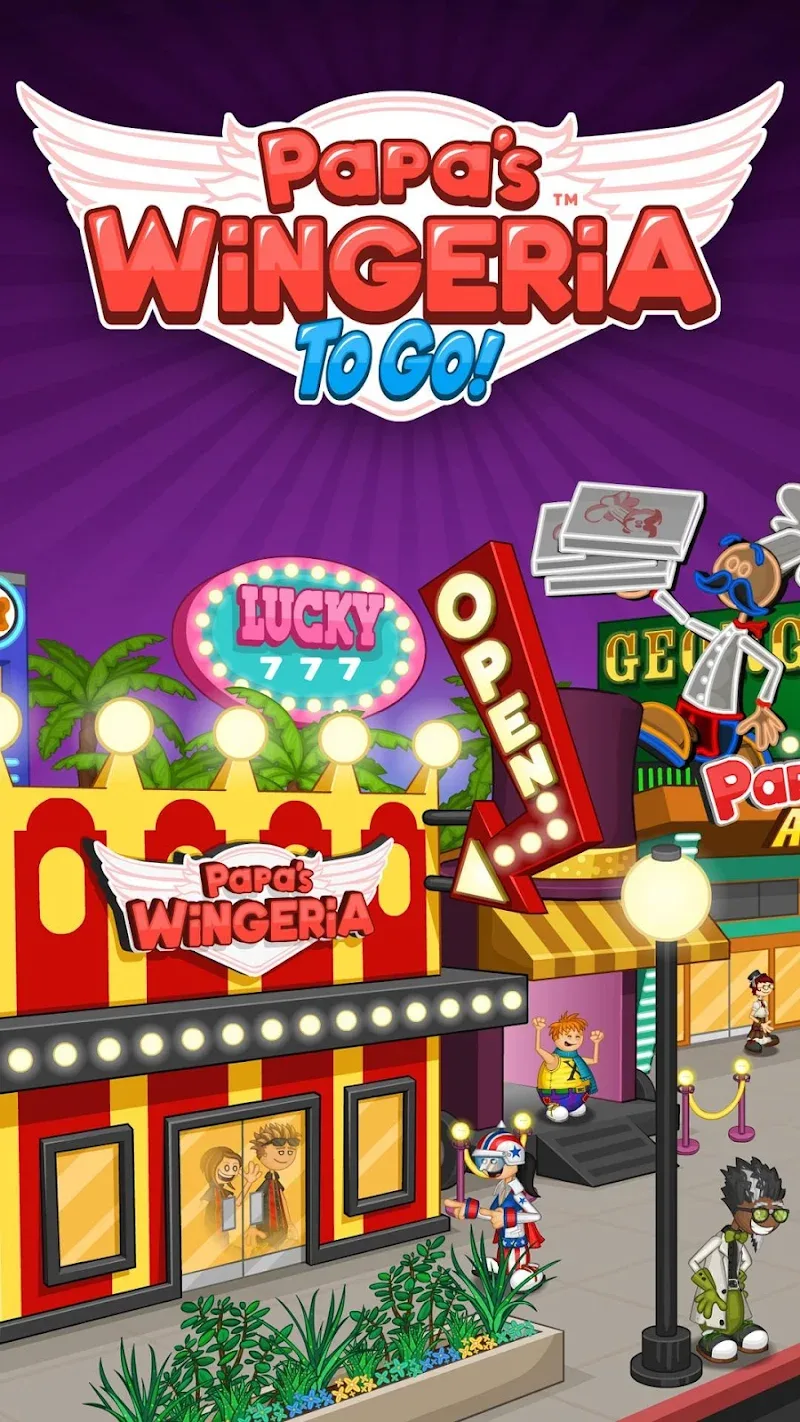 Papa's Wingeria To Go! screenshot 2