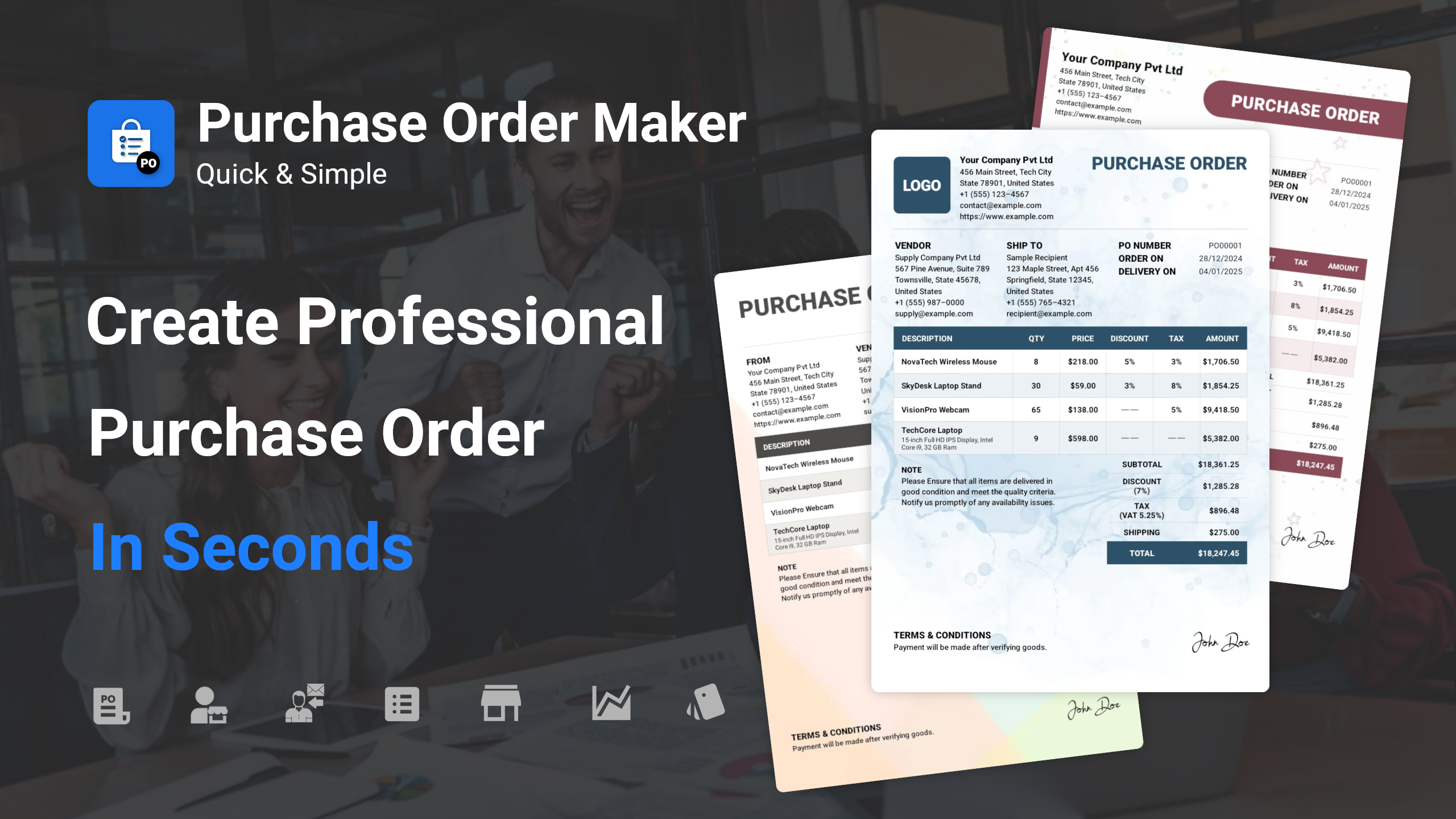 Purchase Order Maker: Quick PO screenshot 5