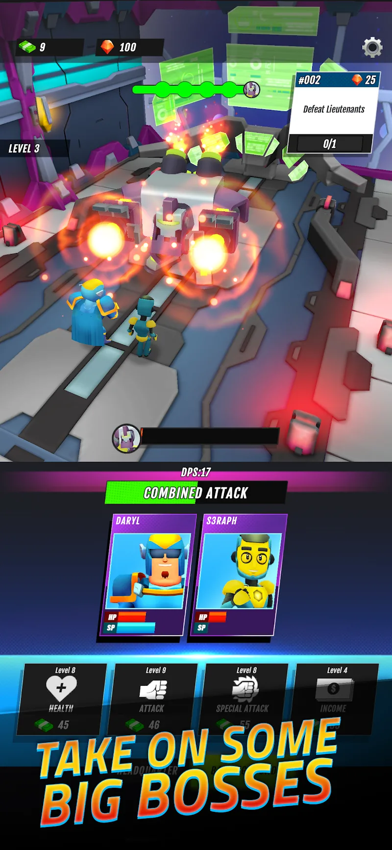 Superheroes Idle RPG League screenshot 4
