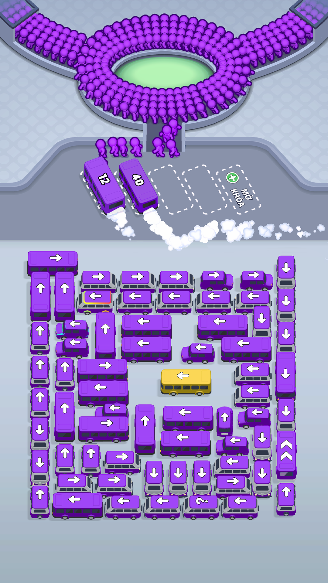 Crowd Escape Bus Puzzle screenshot 2