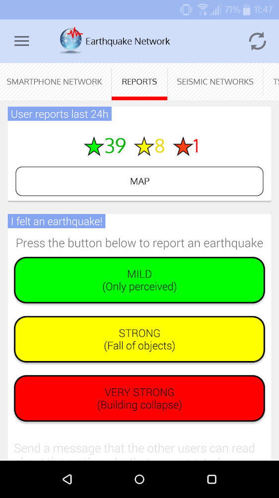 Earthquake Network Pro screenshot 3