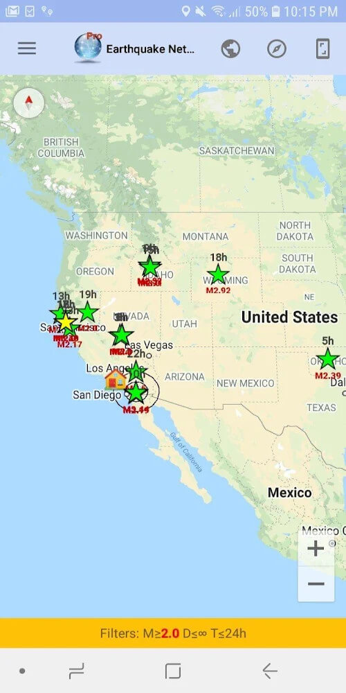 Earthquake Network Pro screenshot 4