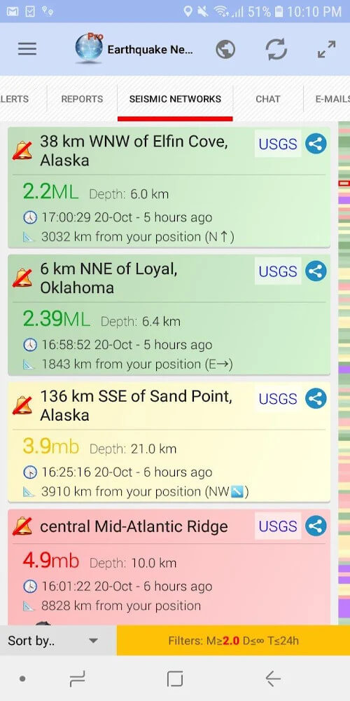 Earthquake Network Pro screenshot 5