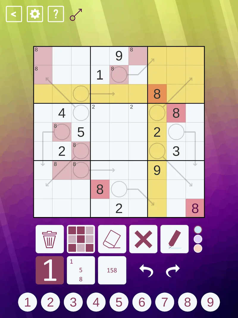 Arrow Sudoku screenshot 5