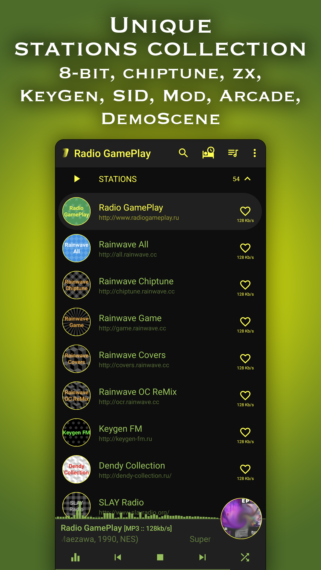 Retro Games music radio screenshot 5