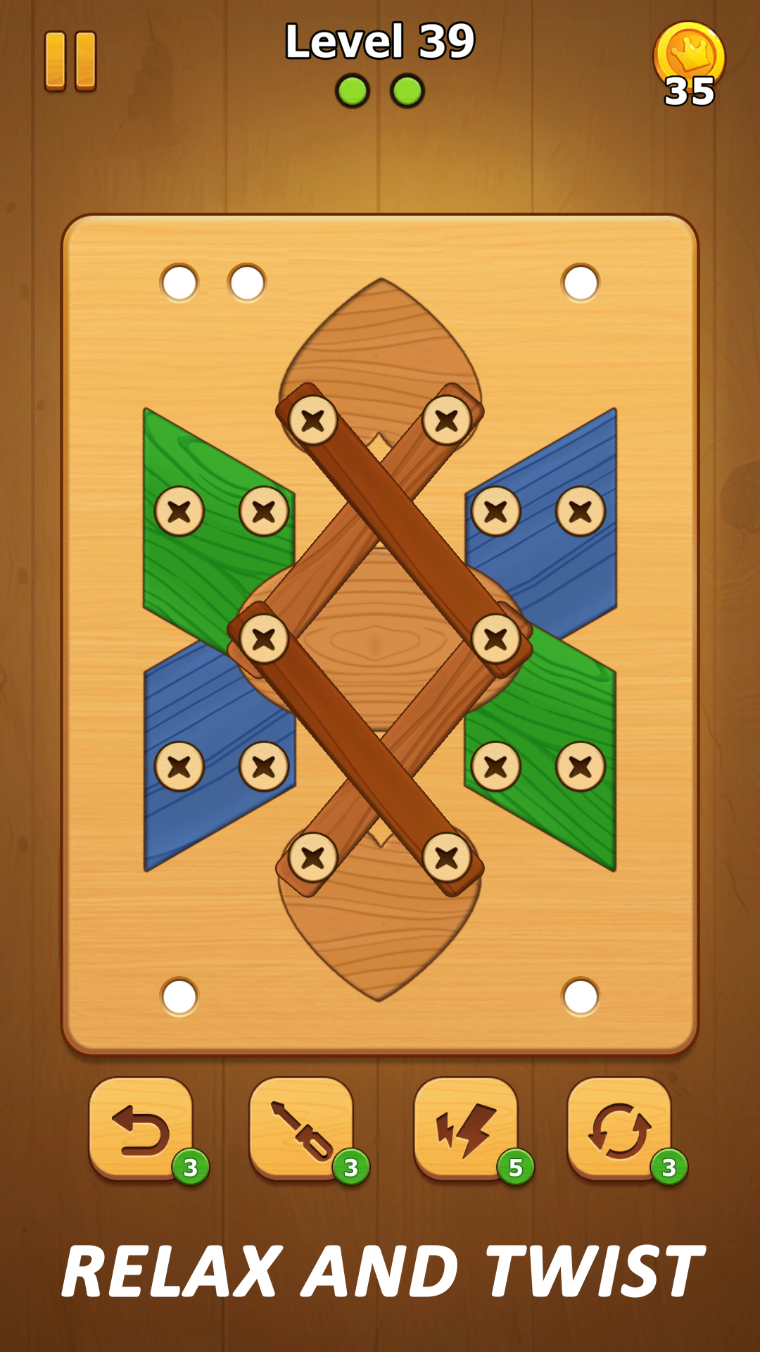 Screw Nuts - Wood Bolts screenshot 3