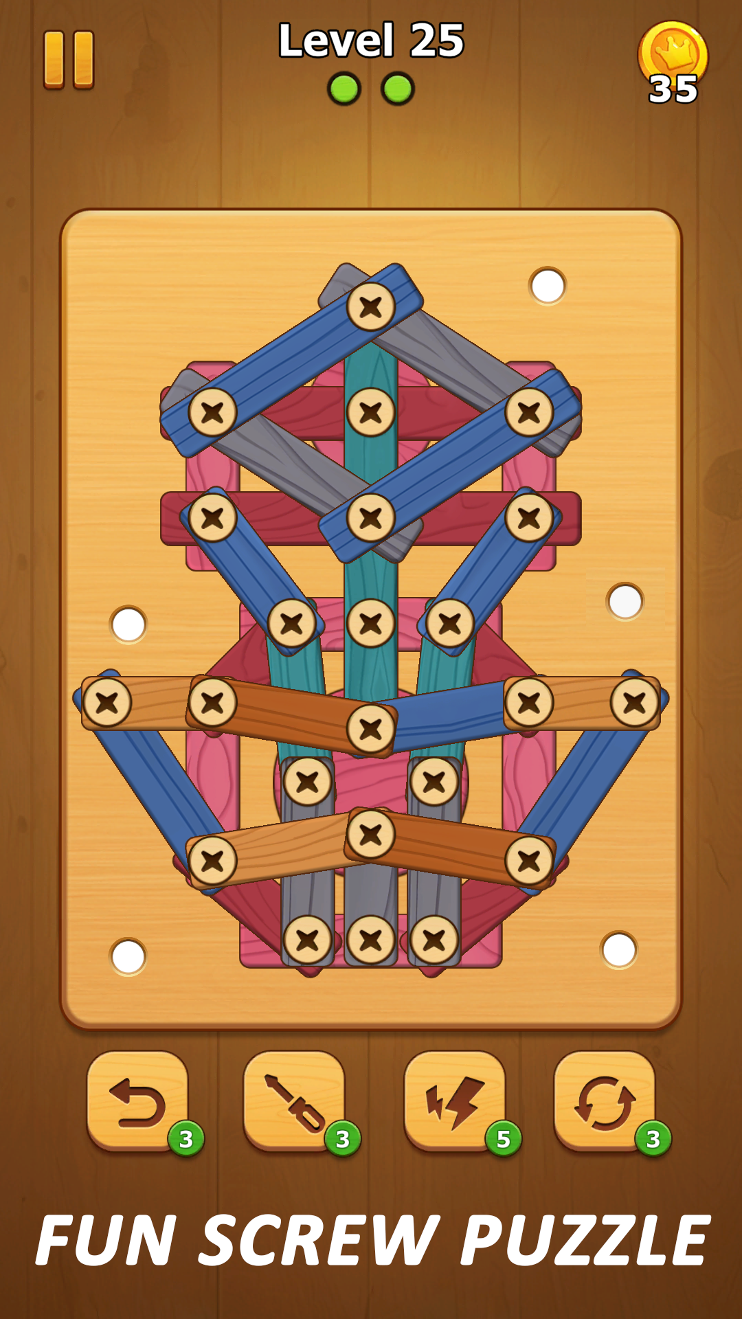 Screw Nuts - Wood Bolts screenshot 5