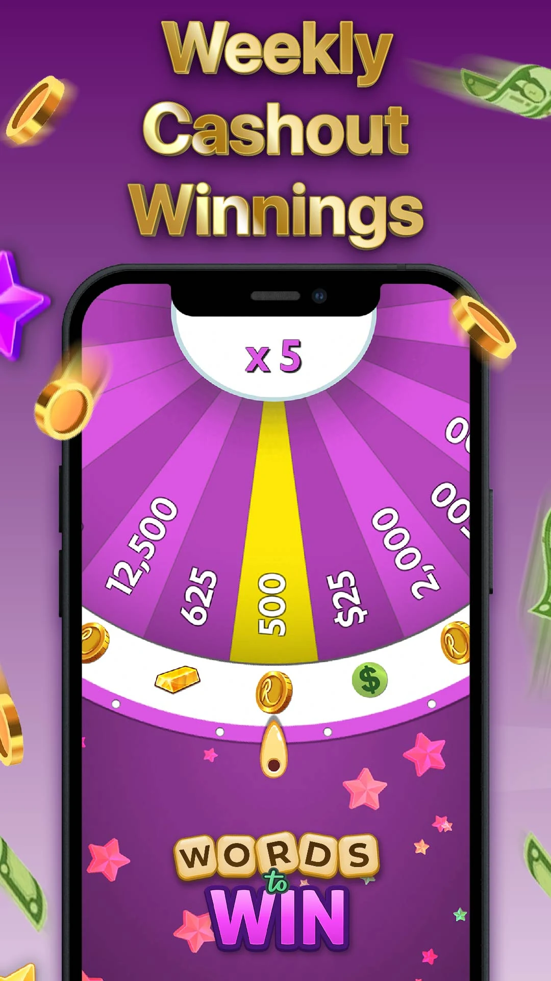 Words to Win: Real Money Games screenshot 2