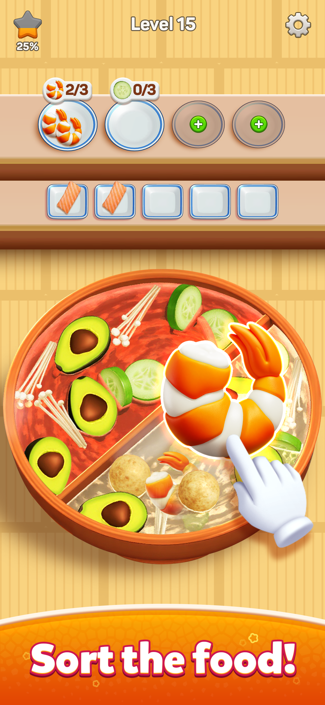 Hotpot Go: Food Sort screenshot 1