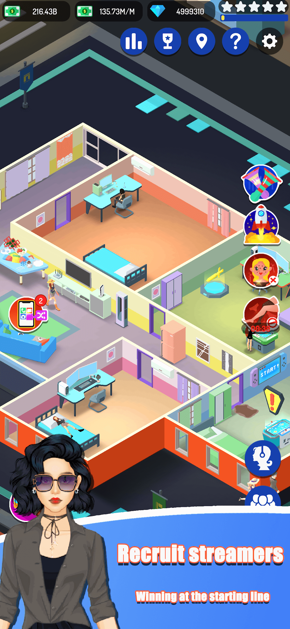 Streamer Empire Tycoon screenshot 2