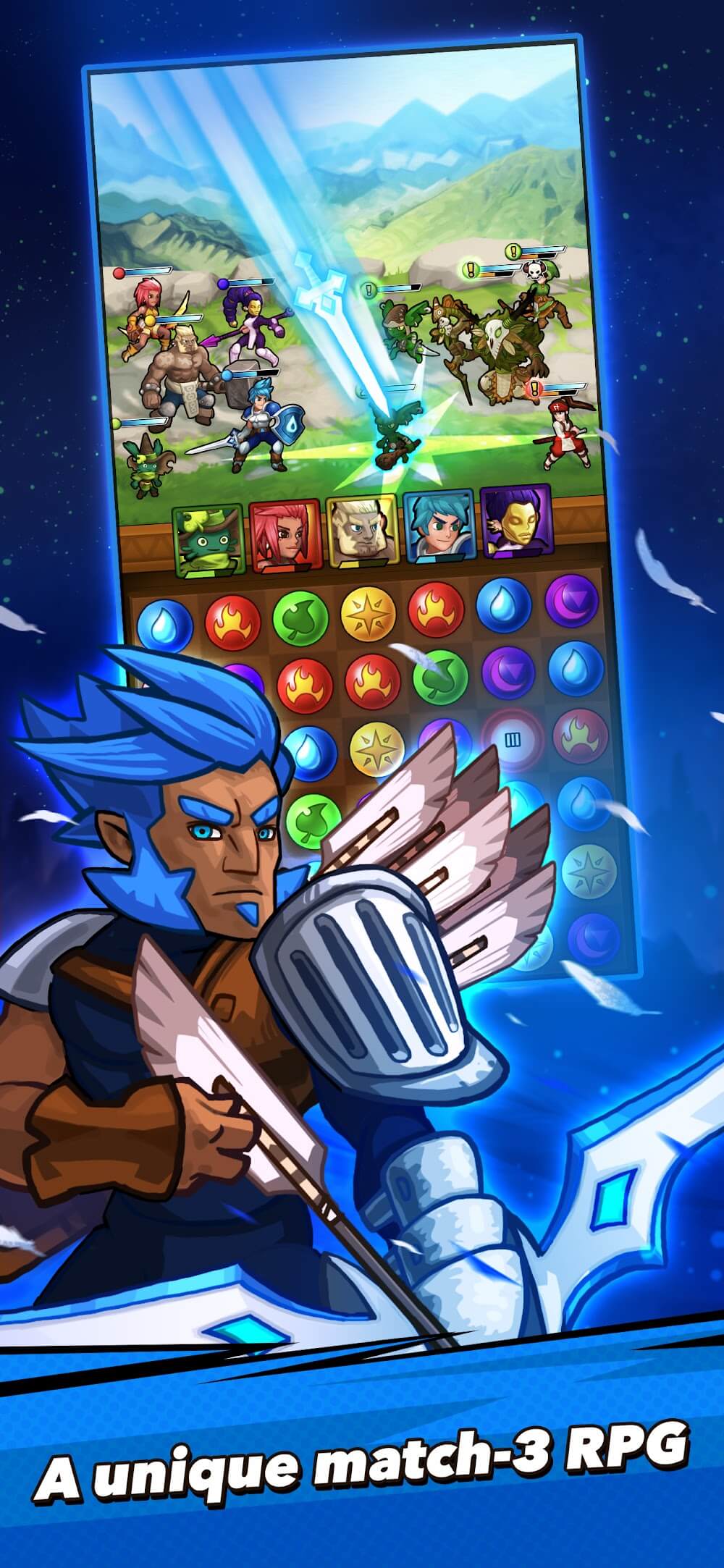 Stone Breaker: Match 3 RPG screenshot 2