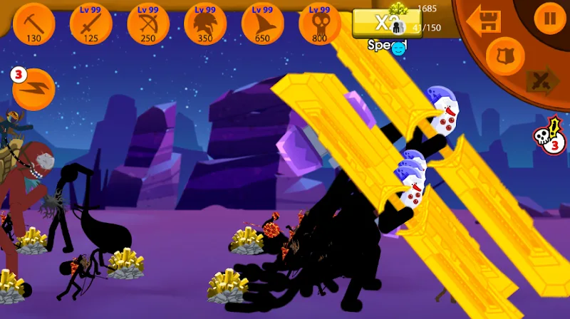Stickman War: Defense Battle screenshot 6