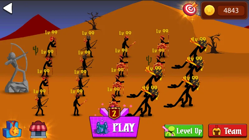 Stickman War: Defense Battle screenshot 3