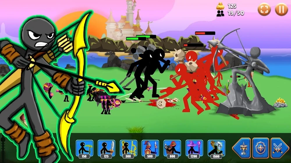 Stickman War: Clash of Stick screenshot 2